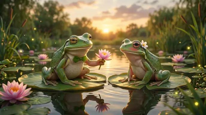 Frog Pick Up Lines for a First Date