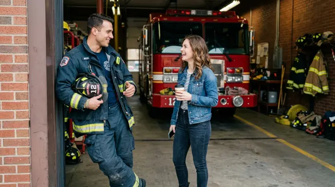 Firefighter Pick Up Lines for Texting and DMs