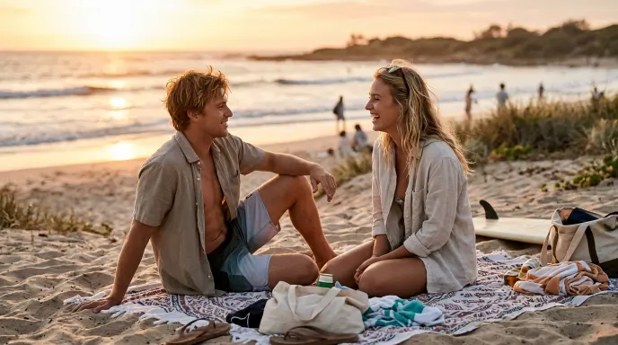 Blonde Pick Up Lines for Beach Lovers