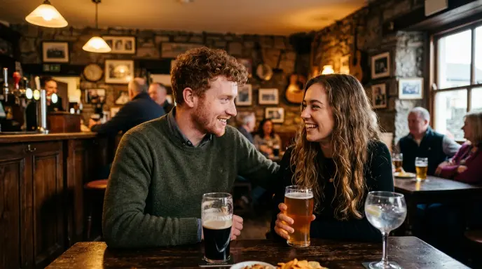 Irish Pub Style Pickup Lines for Casual Flirting